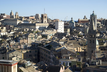 Fototapeta na wymiar Genoa view