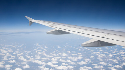 An aerial view of the earth