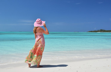 Beach scene, Great Exuma, Bahamas