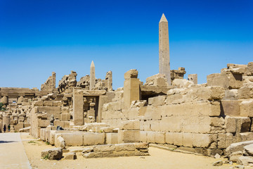 Fototapeta premium Ancient ruins of Karnak temple in Egypt