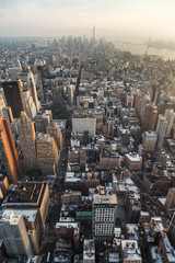 Fototapeta na wymiar Blick über Manhattan