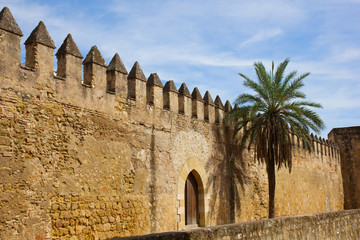 town wall of ancient Cordoba, Spain