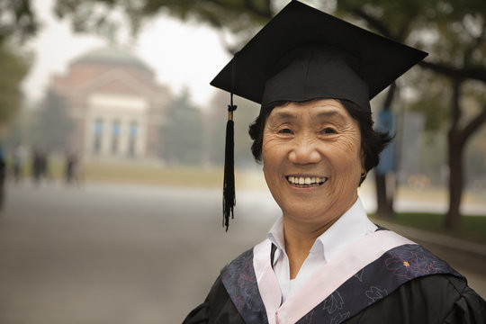 Portrait Of Professor On Campus