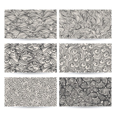 six gray patterns