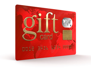 Gift Credit Card (clipping path included)