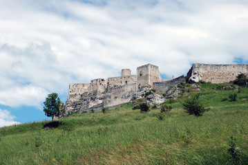 Fototapeta na wymiar Spis Castle (Spissky hrad), Slovakia