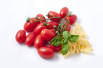 Pasta and tomatoes