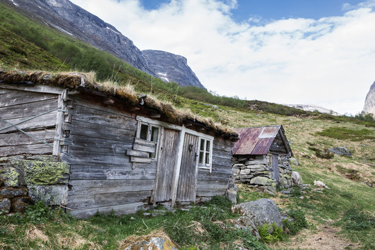 Alte Hütte in Norwegen