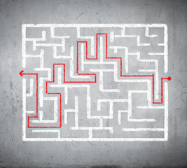 Abstract maze