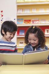 Two Students Reading