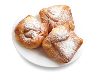 Three sweet buns
