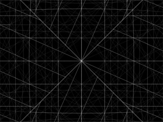 Grid Wire Net Structure Vector