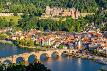 Fototapeta na wymiar Zobacz w Heidelbergu