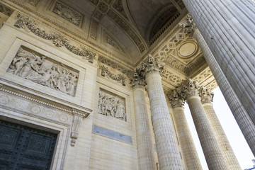 Obraz premium bas relief, Pantheon, Paris, France