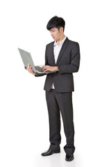 businessman use laptop