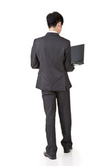 businessman use laptop