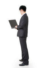 man use laptop