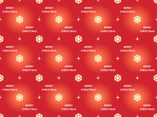 red seamless Merry Christmas pattern