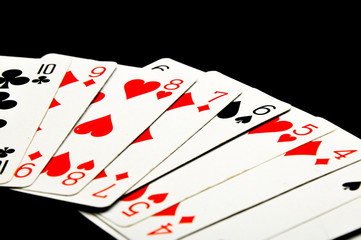 Obraz premium Elegant casino theme with dark background