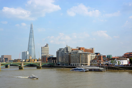 The Shard Building & Thames River, London