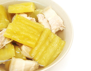 bitter gourd soup with pork belly
