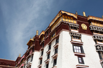 Fototapeta na wymiar Pałac Potala w Tybecie