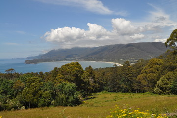 Obraz premium Beautiful seascape, landscape in Tasmania, Australia