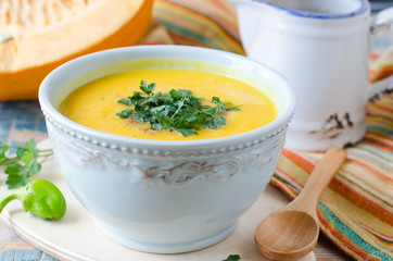 Pumpkin cream soup