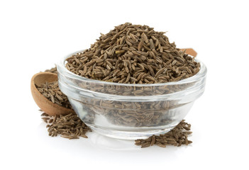 cumin seeds in bowl