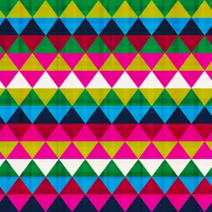 Papier Peint photo Zigzag motif géométrique coloré sans soudure