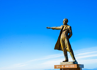Naklejka premium Professor Clark Statue in Sapporo Japan4