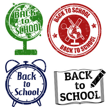 Back to School stamps