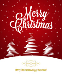 holiday - frame happy merry christmas