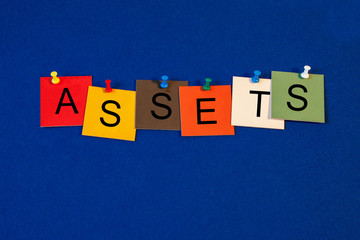 Assets - sign for business