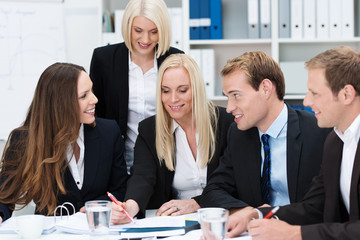 geschäftsleute im meeting