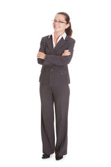 Portrait of happy businesswoman