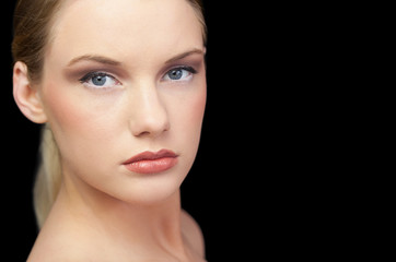 Fototapeta premium Serious perfect model posing