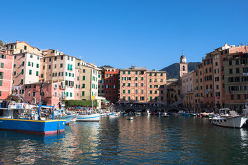 Sea port of a small village