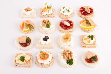 assortment of appetizers