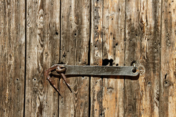Old wooden door.