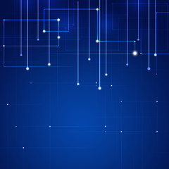 Blue Technology Background