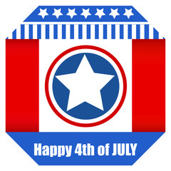 happy 4th of july vector design