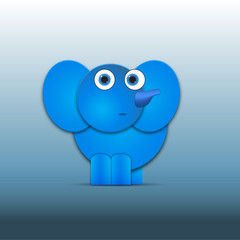 Elefant, vector