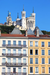 Obraz premium view of Notre Dame de Fourviere