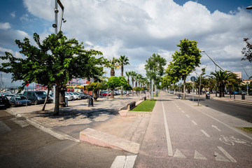 Alghero city of Sardinia in summer 2013