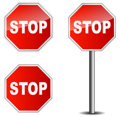 Traffic sign stop