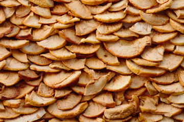 Dried Apples Background