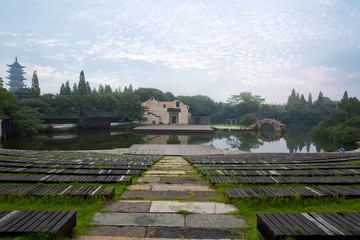 Ancient theater on the water - Wuzhen - China
