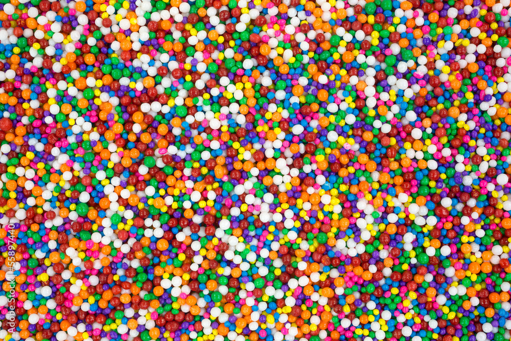 Wall mural Colorful candy sprinkles - Wall murals
