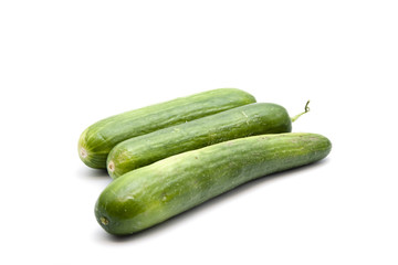 Frische Grüne Gurken
